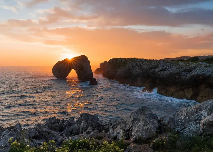 Senda - Jardin, Terraza Y Playa Cerca Willa Llanes